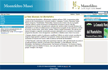 Tablet Screenshot of museimontefeltro.it